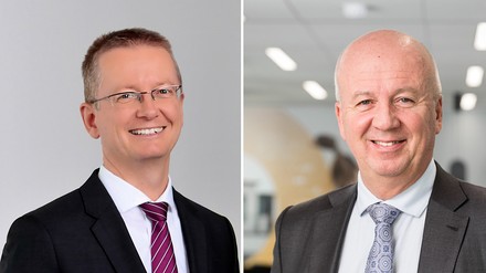 Dr. Ulrich Johannwille (l.) und Marcus Bernhardt neuer Vorstand bei der Deutsche Hospitality