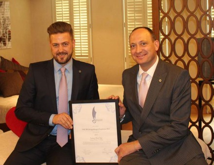 Spa Manager Benjamin Jansen und Hoteldirektor Moritz Klein