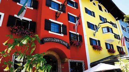 Außenansicht des Hotels Zur Tenne