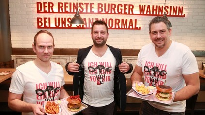 Liljan Credico, Sebastian Markovits und Robert Huth