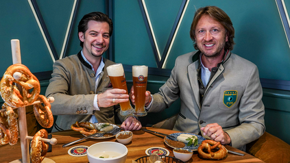 Costantino Medde, Wirt und Inhaber des Herr`schafts`zeiten – Das Paulaner im Tal in München und Thomas Isermann, Gründer & CEO Greenforce