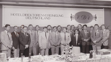 Die HDV-Gründungsmitglieder am 17. Juni 1981 in Frankfurt am Main.