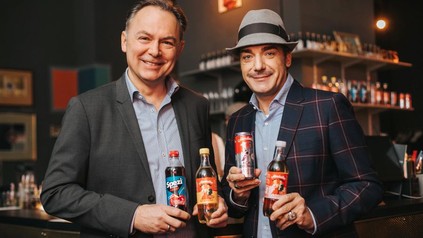 Almdudler Geschäftsführer Gerhard Schilling und Eigentümer Thomas Klein