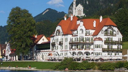 Ein Hotel direkt unter Schloss Neuschwanstein