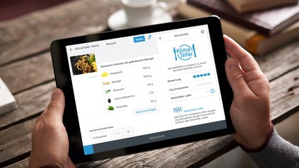 Mockup KlimaTeller-App