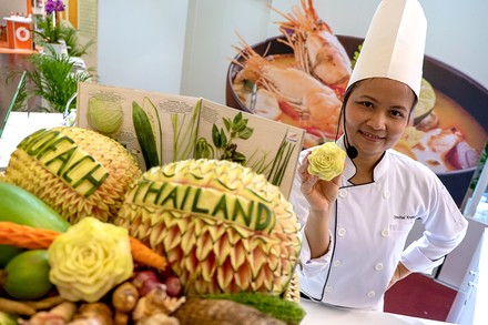 Ein thailändischer Messestand auf der Biofach 2019