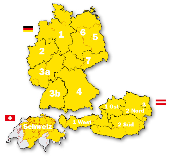 Verbreitungsgebiet Magazin